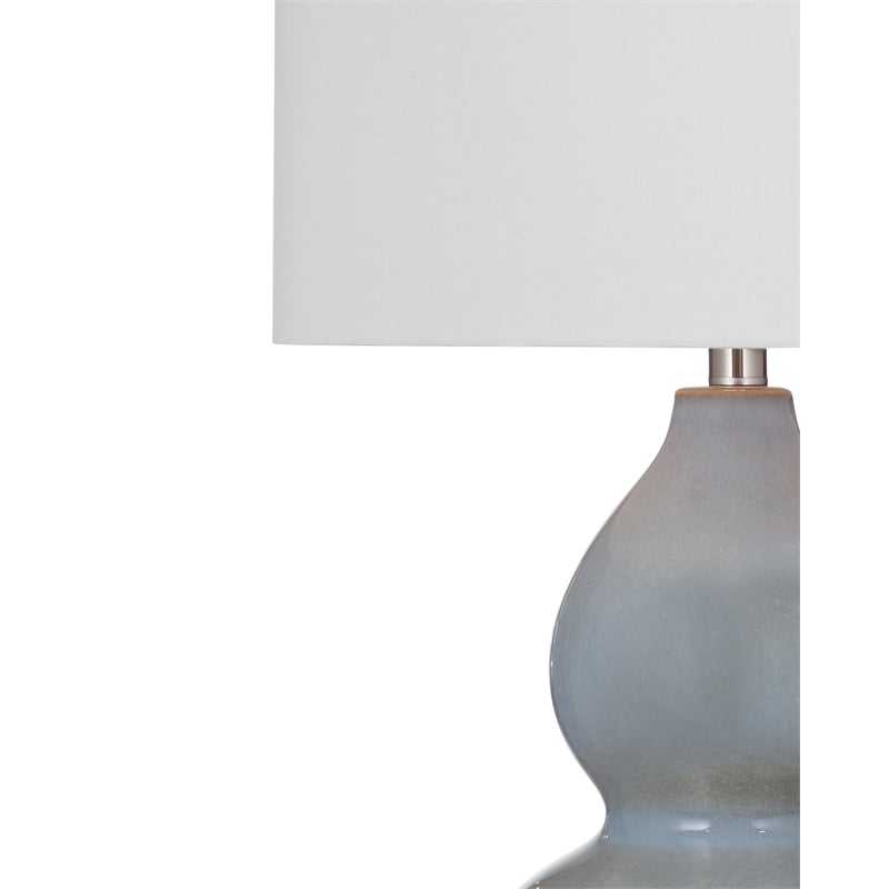 Celburne Ceramic Table Lamp - Modern Gray