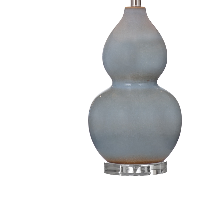 Celburne Ceramic Table Lamp - Modern Gray