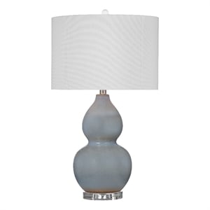 Celburne Ceramic Table Lamp - Modern Gray