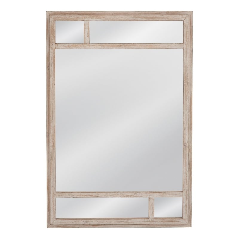Loudon Wall Mirror in White Wash