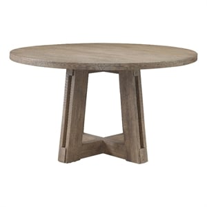 McGuire Modern Natural Wood Rustic Dining Table