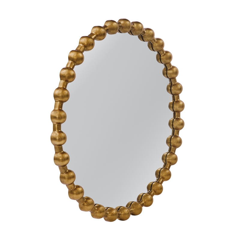 Violette Wall Mirror - Gold Leaf