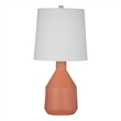 Terracotta Sheridan Table Lamp Ceramic Boho Bottle