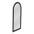 Black Claria Wall Mirror Arched Beaded Boho