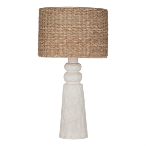laramie table lamp - matte off white