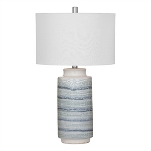brizi table lamp - blue/cream