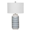 Blue Cream Brizi Table Lamp Ceramic Coastal Modern