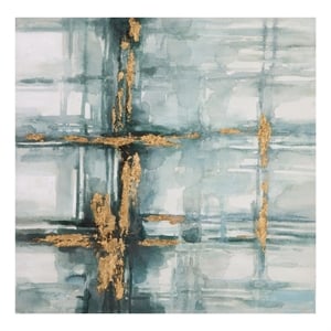 Frameless Mulligan Canvas Art - Green