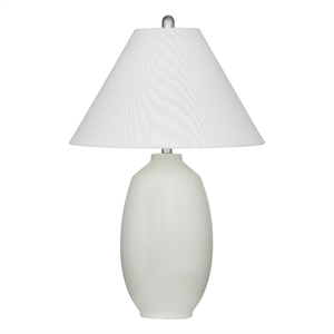 syndee table lamp - ceramic - cream