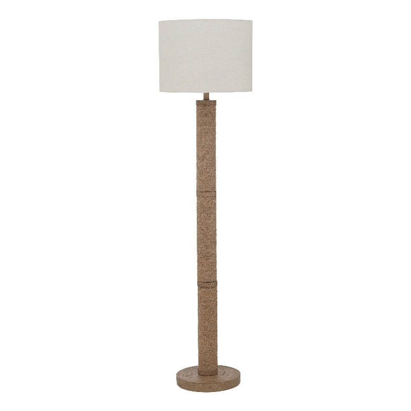Natural Rope Chester Floor Lamp Coastal Boho