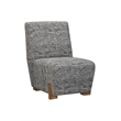 Zebra Print Jasper Accent Chair Natural Wood Legs