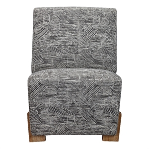 jasper accent chair - polyester - exquisite zebra