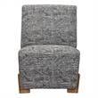 Zebra Print Jasper Accent Chair Natural Wood Legs