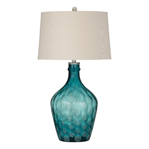valarie table lamp - blue
