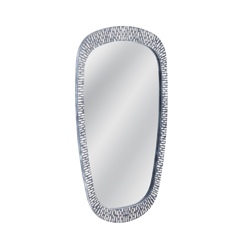 Maddox Wall Mirror - Distressed Gray