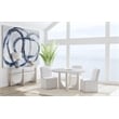 White Blue Altarium Canvas Wall Art Large Modern