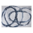White Blue Altarium Canvas Wall Art Large Modern