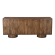 Rich Brown Mango Wood Napa Server Modern Rustic