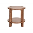 Warm Walnut Wood Winston End Table Mid Century Modern Storage