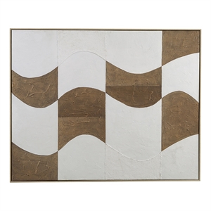 River City Framed Canvas - Natural Frame