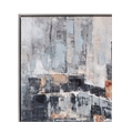 Silver City Scape Canvas Wood Frame Wall Art