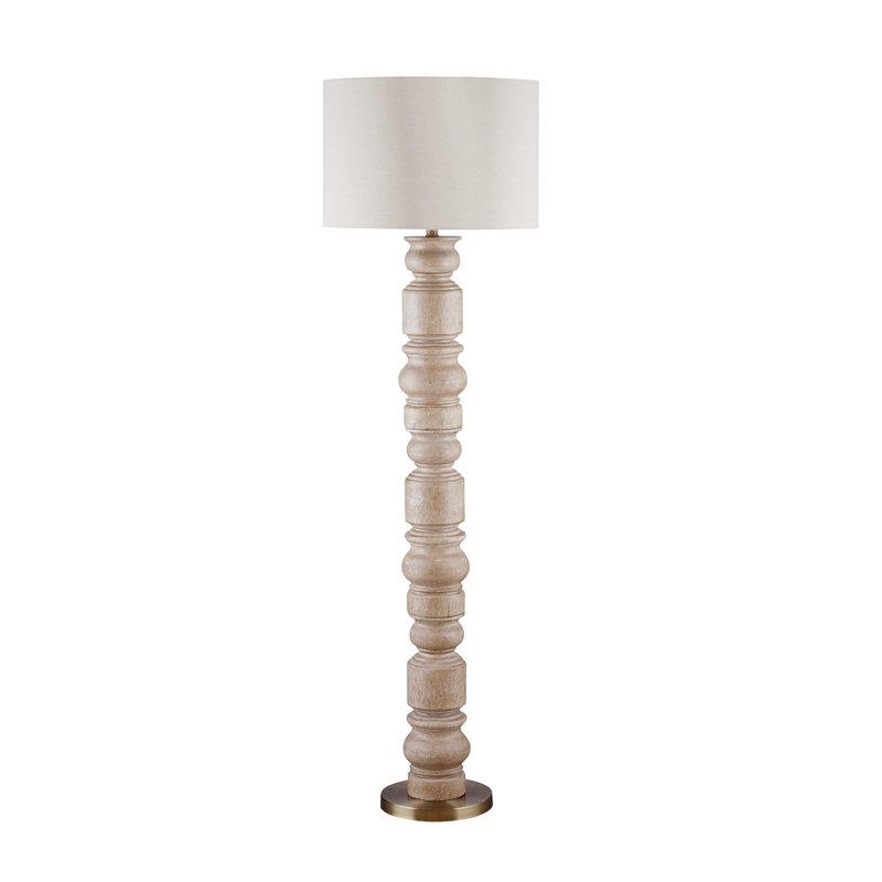 Helford Floor Lamp - Light Brown