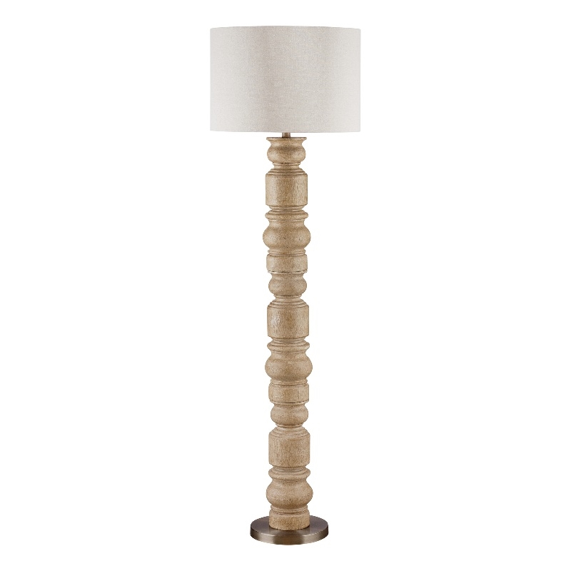 Helford Floor Lamp - Light Brown