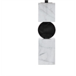 Ellendale Black White Marble LED Table Lamp