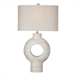 Cream Resin Kent Table Lamp LED Modern Accent