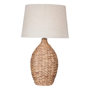 kingston table lamp - sea grass - natural