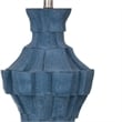 Blue Kenora Textured Table Lamp Modern Acrylic Accent