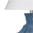 Blue Kenora Textured Table Lamp Modern Acrylic Accent
