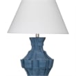 Blue Kenora Textured Table Lamp Modern Acrylic Accent