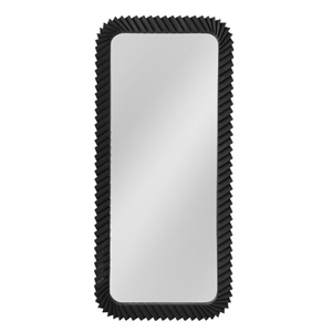Layered Wood Kindlow Floor Mirror Contemporary