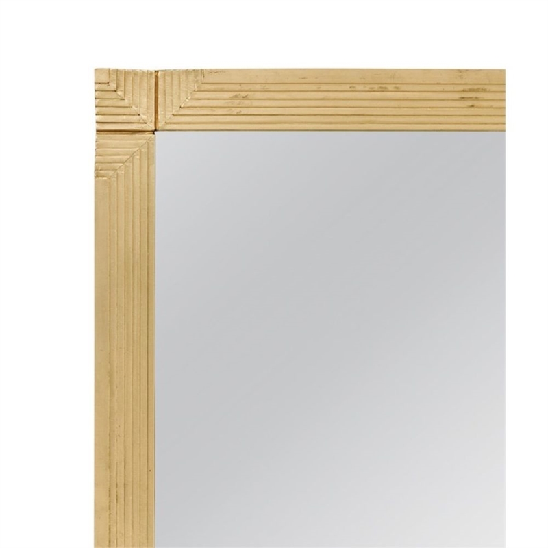 Gold Mellstock Art Deco Floor Mirror Modern Glass