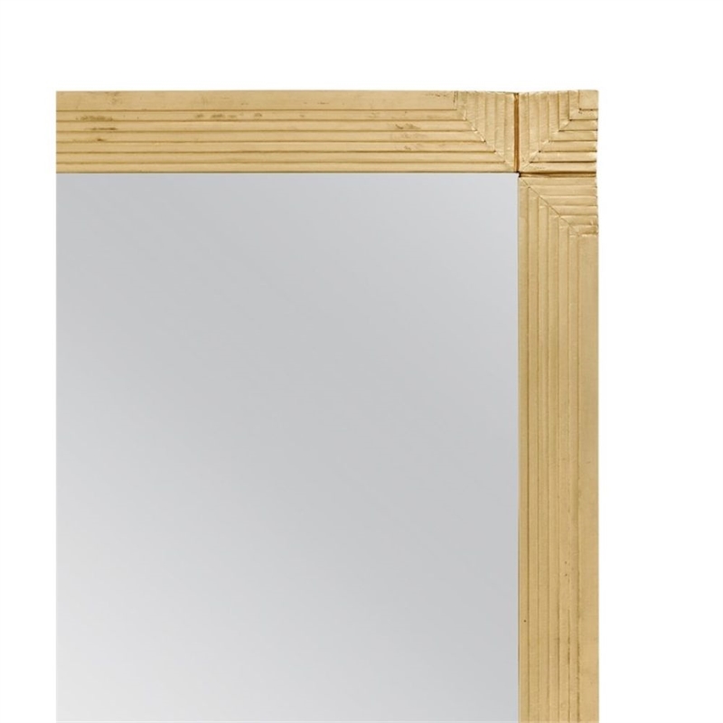 Gold Mellstock Art Deco Floor Mirror Modern Glass
