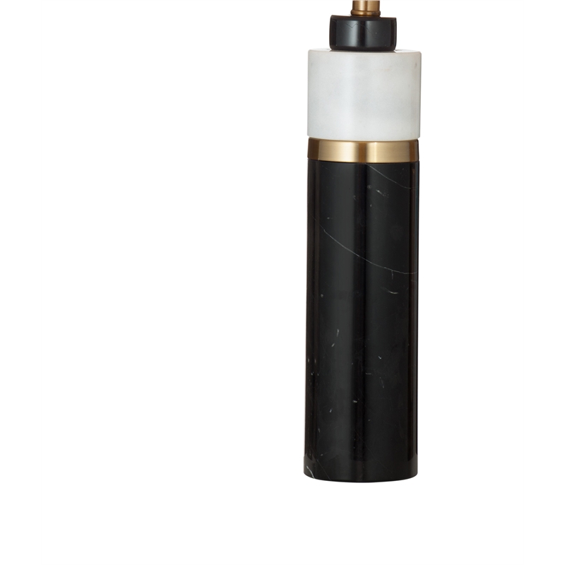 Black White Brass Marble Gregory Table Lamp Modern LED Accent