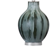 Smoke Glass Mersay Table Lamp White Shade Modern Accent
