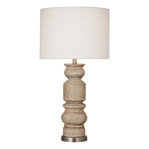 helford table lamp - light brown