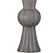 Grey Ceramic Orillia Table Lamp White Shade Traditional