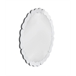 Alissar Wall Mirror Clear White Glass Decorative Mirror for Living Room & Bedroom