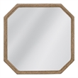 Natural Endora Square Wall Mirror Coastal Glass Modern