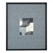 Urban Bound I Matte Black Wood  Frame Cotton Rag Art