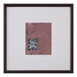 Dual Dichotomy I Gray Woodtone Frame Vertical Art