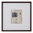 Dual Dichotomy IV Black Vertical Woodtone Frame Art