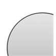 Levigne Black Iron Large Wall Mirror Modern