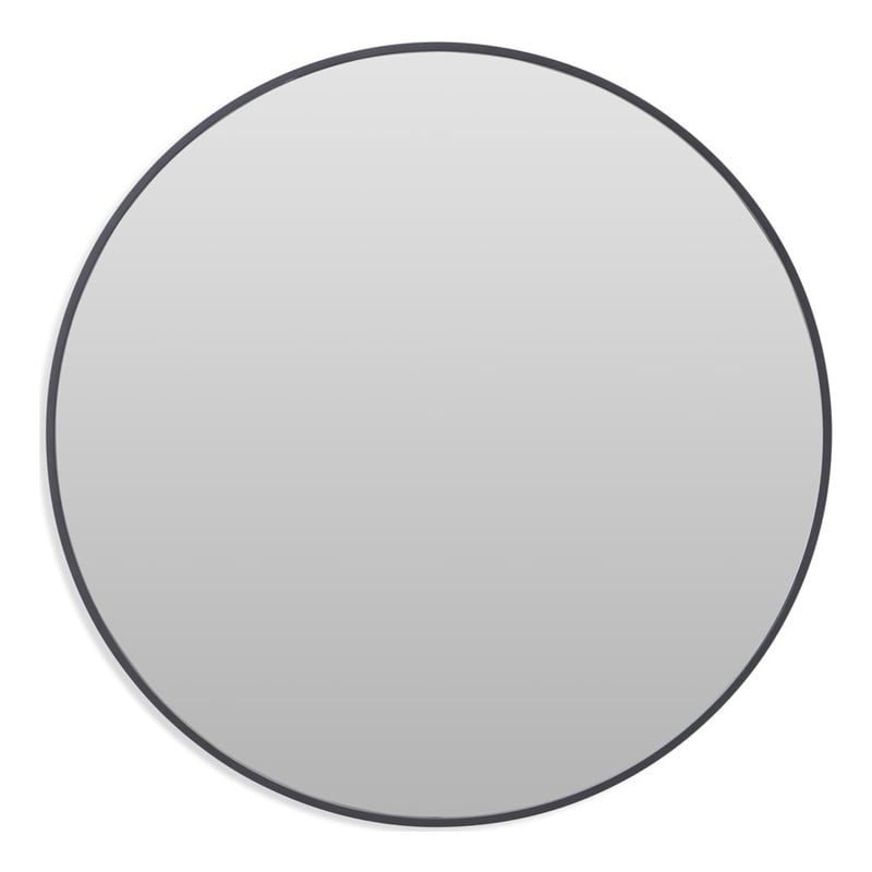 Levigne Black Iron Large Wall Mirror Modern