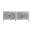 Pentak White Wash Mango Wood Boho Industrial Server