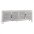 Pentak White Wash Mango Wood Boho Industrial Server