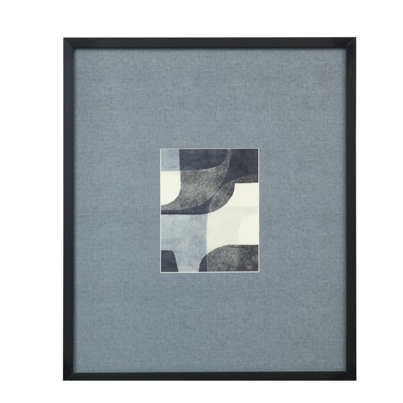 Urban Bound Black Wood  Framed Print Set of 2 Modern Art